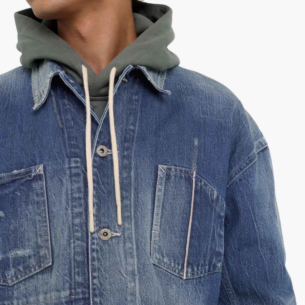 ジャケット・アウター WORKERS P-47 Mod Jacket, 10 oz Denim Vintage TG Tomorrows Generation Jean Jacket Mens Size XL